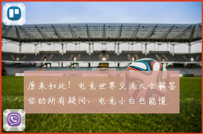 原来如此！电竞世界交流大会解答你的所有疑问，电竞小白也能懂
